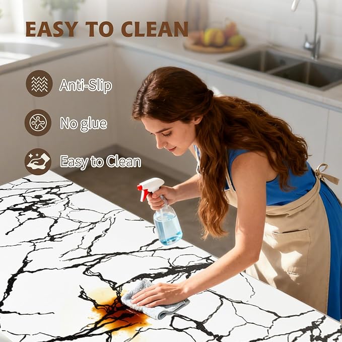 2-Layer Drawer and Shelf Liner for Kitchen Cabinet: 23.6 in X 20 Ft Non Slip - Image 4