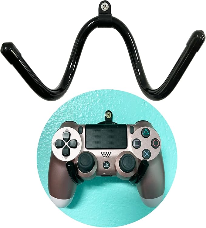 Universal Game Controller Holder Stand, Mini Wall Mount Organizer Rack Hanger by Pmsanzay