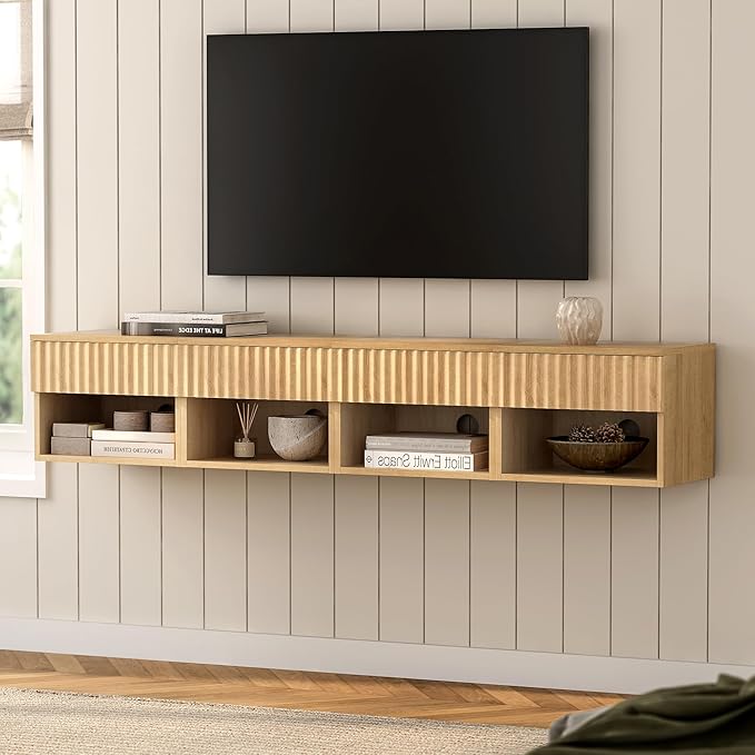 Floating TV Stands Set of 4 by MoomJiee