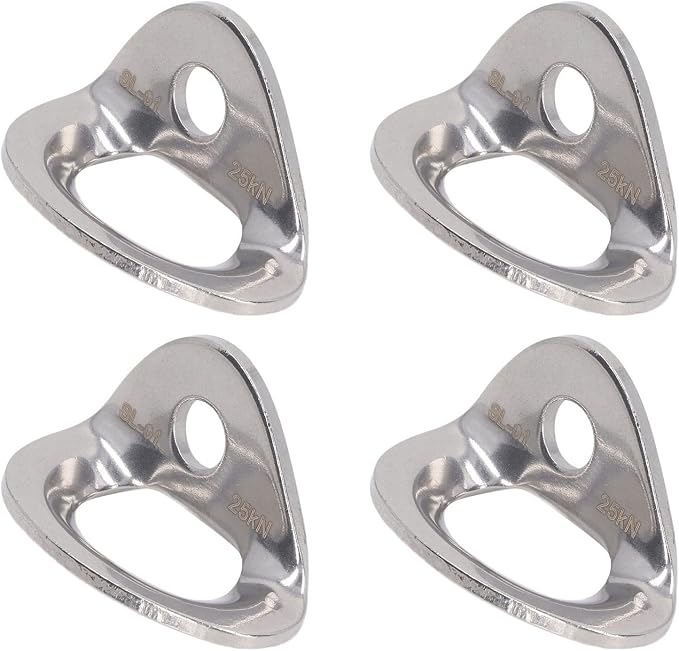 Yosoo Health Gear 10Pcs 316 Stainless Steel Climbing Bolt Hanger, 25KN Rock - Image 9