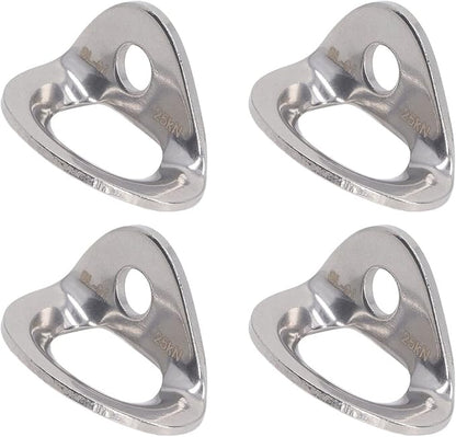 Yosoo Health Gear 10Pcs 316 Stainless Steel Climbing Bolt Hanger, 25KN Rock - Image 9