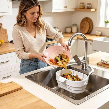 Stretchable Foldable Hanging Sink Strainer Basket - Image 5