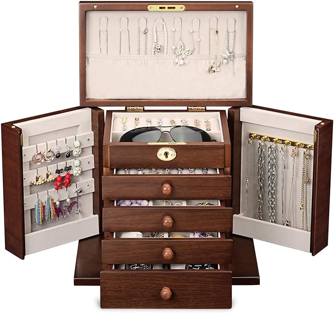 wooden Jewelry Box and Organizer - Image 8