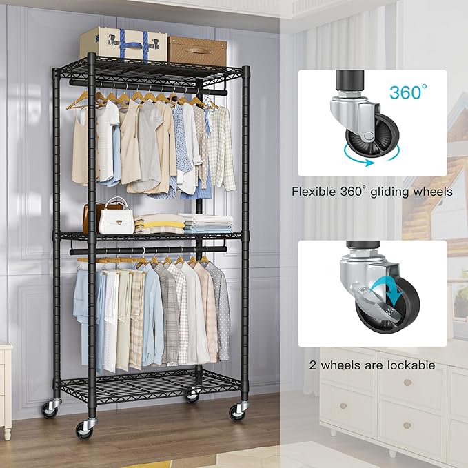 FUTASSI Heavy-Duty Portable Closet, Carbon Steel - Image 4