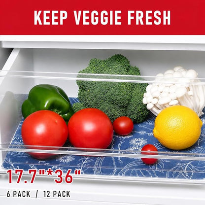 Cooyes 6 Pack Refrigerator Shelf Liners - Image 8