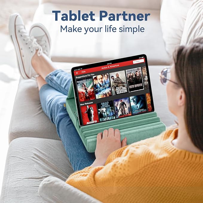 KDD Tablet Pillow Holder, Foldable iPad Stand - Image 3