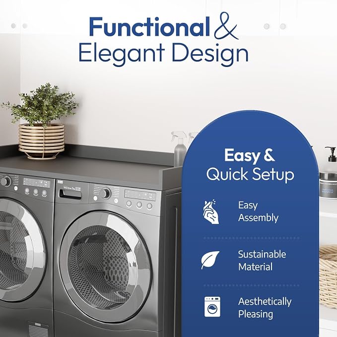 OfficeSimpli Large Washer Dryer Countertop 30 x 58 - Image 6