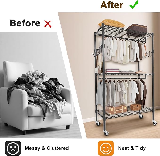 Whitmor Modern Industrial Wardrobe - Image 6