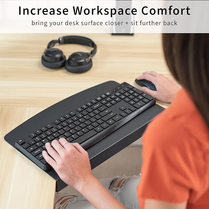 VIVO 17 inch Corner Desk Connector Platform - Image 5
