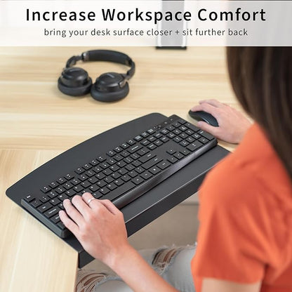 VIVO 17 inch Corner Desk Connector Platform - Image 5