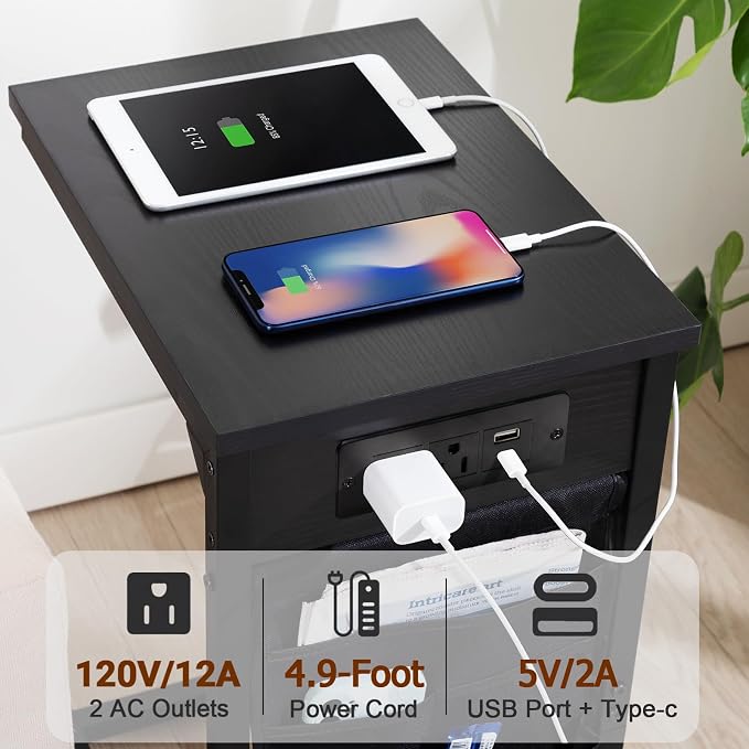 AMHANCIBLE C Shaped End Table - Image 5