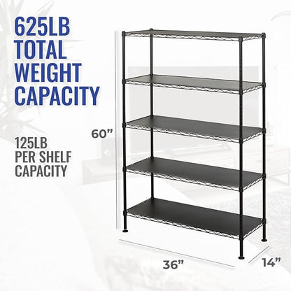 SafeRacks - NSF Certified Storage Shelves, Heavy Duty Steel Wire Unit - Image 2