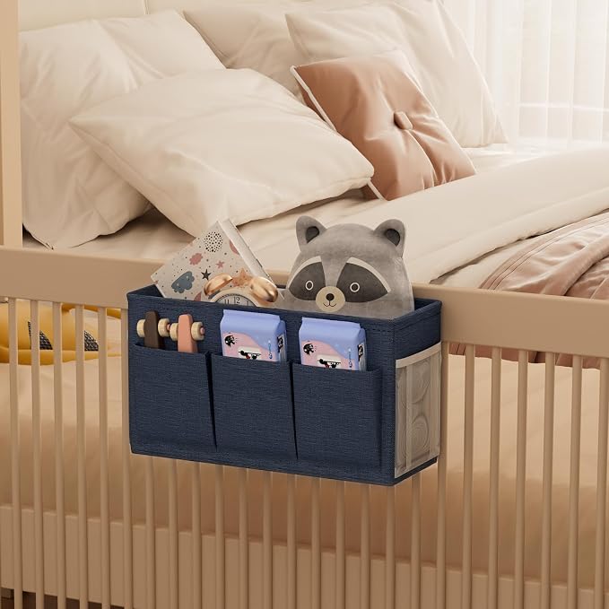 Dual-purpose Bedside Caddy Bedside Organizer, Bed Caddy - Image 6