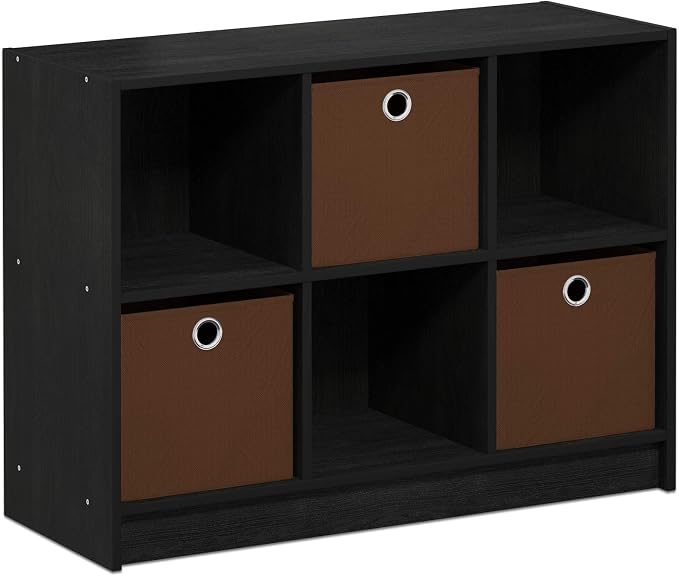 Furinno BASIC Book Shelf, 6-Cube Bookshelf - Image 5