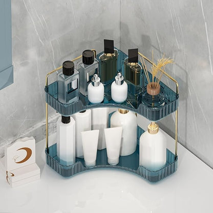 Corner Bathroom Counter Organizer Bathroom Countertop Shelf Makeup Organizer - Image 4