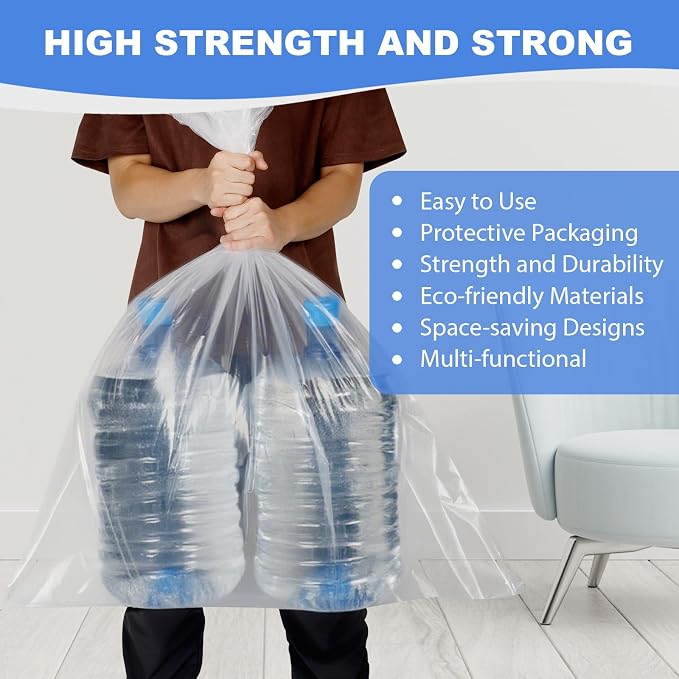 Large Clear Plastic Storage Bags, Seasonal Clothing, Comforter and Basement - Image 5