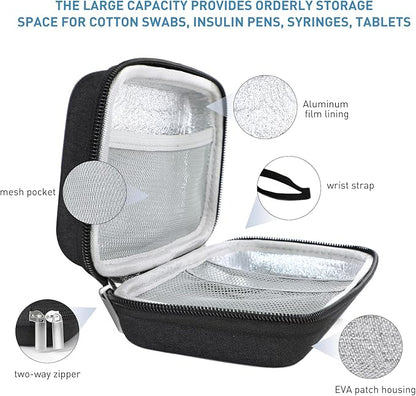 Insulin Cooler Travel Case, EVA Insulation Travel Medicine Kit - Image 4