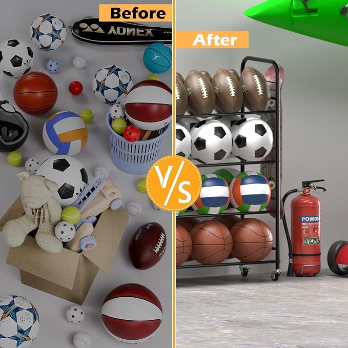 Ball Storage - Basketball Cart - Image 5