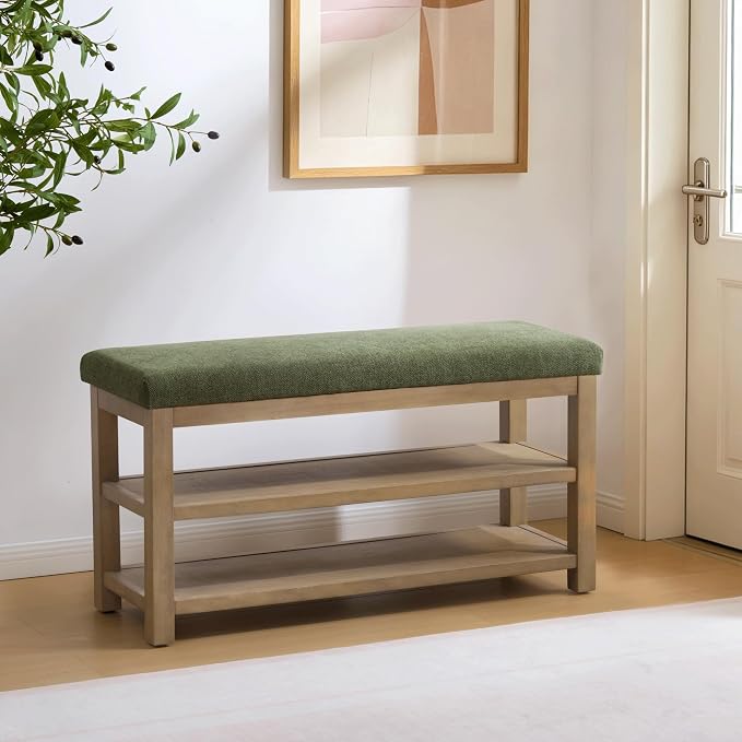 Zihanhome 2 Tier Shoe Rack Bench - Image 3