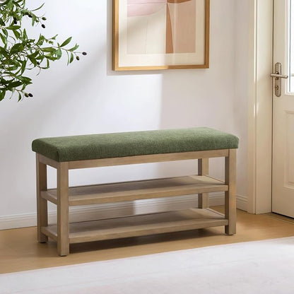 Zihanhome 2 Tier Shoe Rack Bench - Image 3