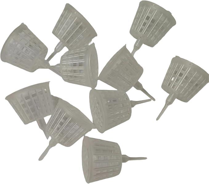50pcs Clear Fertilizer Baskets, Bonsai Fertilizer Container Boxes by Unknown