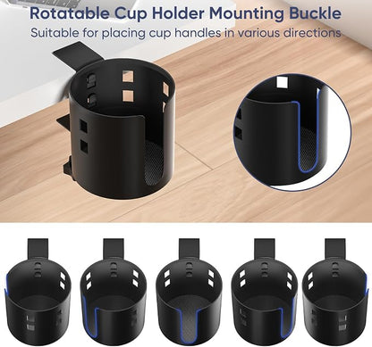 Deeper Desk Cup Holder, OOKUU Anti-Spill Cup Holder - Image 3