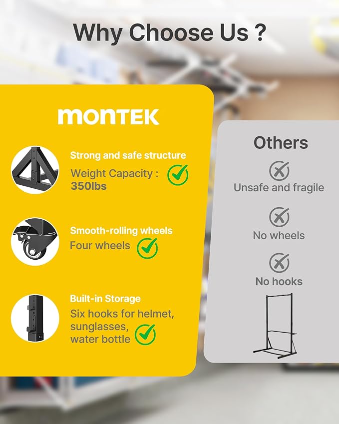 monTEK Freestanding Bike Storage Rack - Image 6