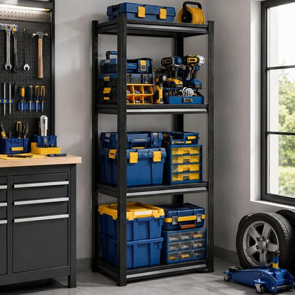Boltless Garage Shelving, Adjustable All-Steel Storage Organizer by Notmise