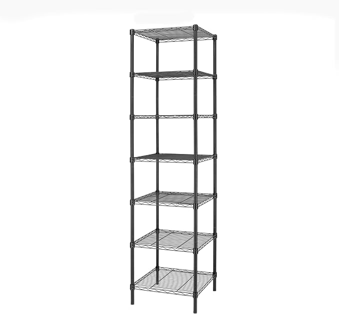 Finnhomy Heavy Duty 7 Tier Wire Shelving, Pantry Shelves by Finnhomy
