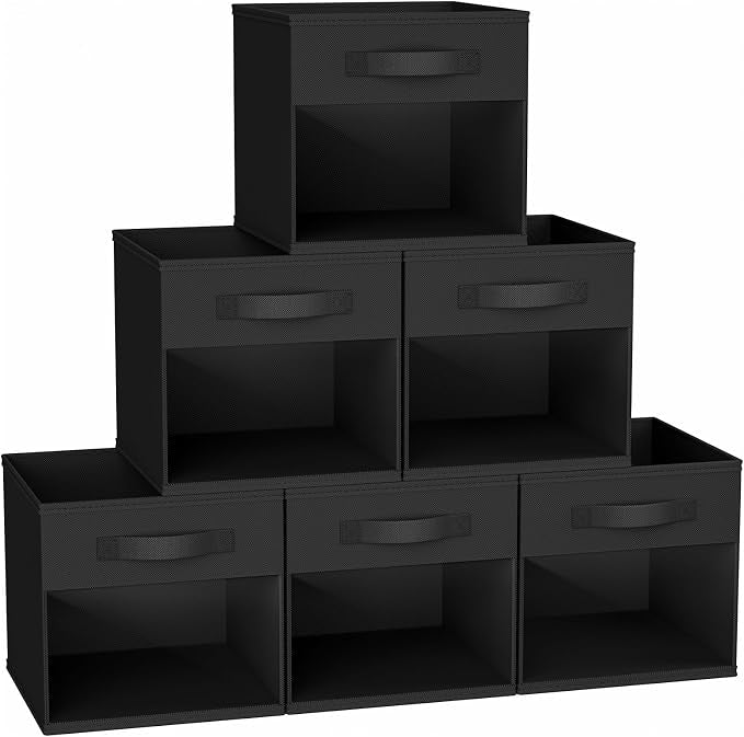 DIMJ Collapible Storage Cubes, 12.2 Inch Cube Storage Bins by DiMJ
