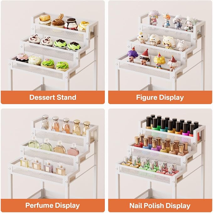 Makeup Organizer Storage with Drawers, 13 Inch Bathroom Stand Large Floor - Image 7