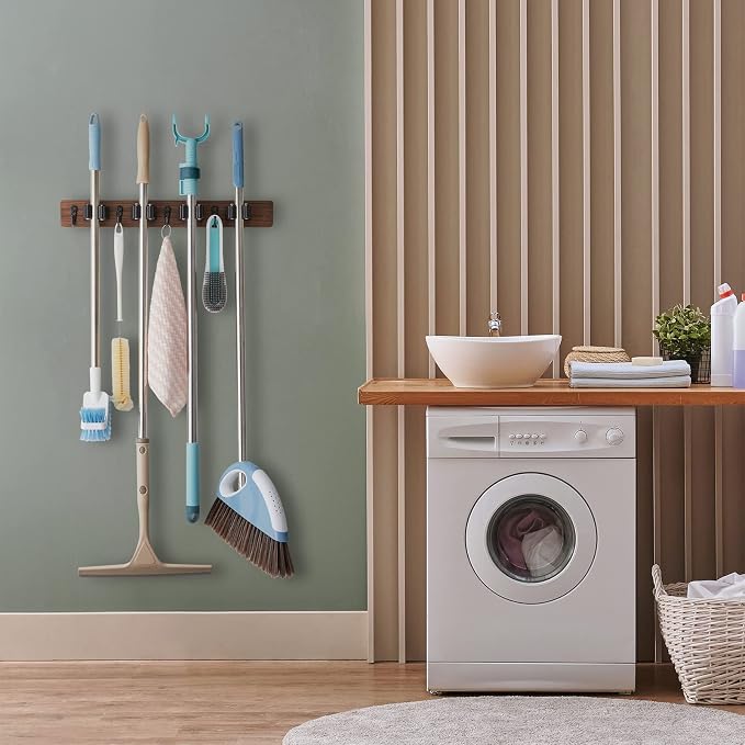 Mop and Broom Holder Wall Mount - Image 5