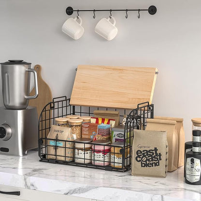 2 Set Stackable Wire Basket - Image 4
