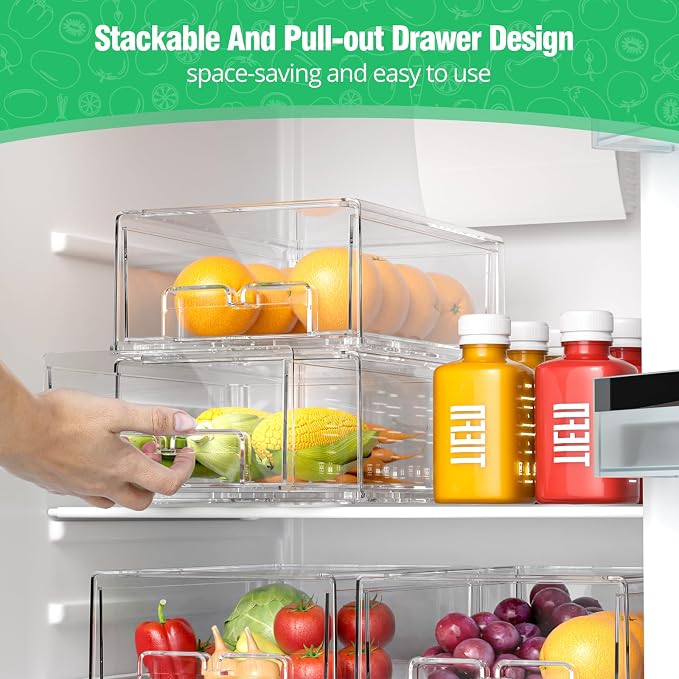 2 Pack Refrigerator Drawers - Image 3