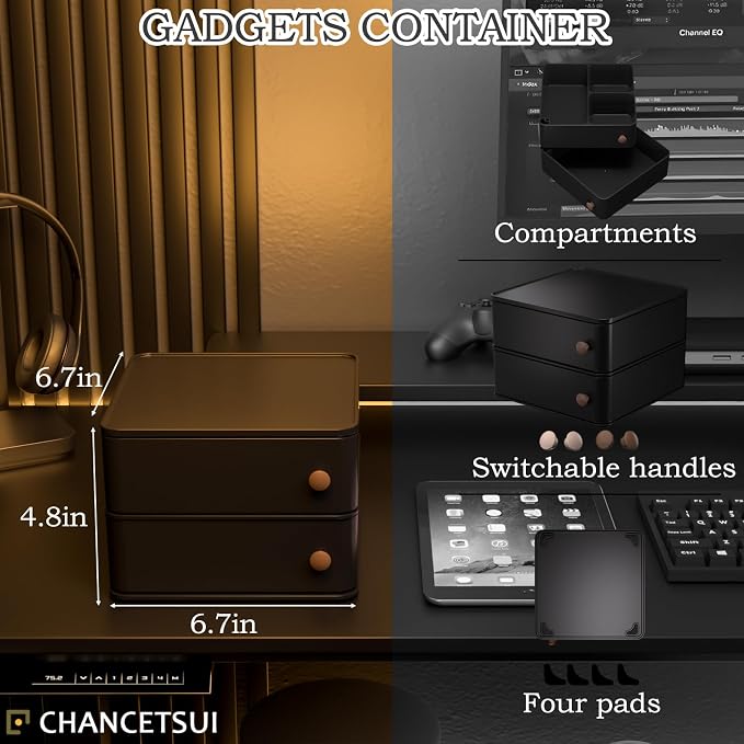 CHANCETSUI Black desk organizer - Image 5