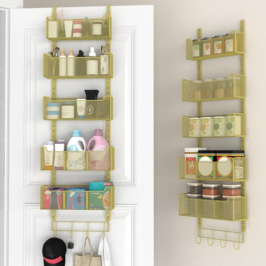VyGrow Over The Door Organizer, Metal Door Organizer Hanging by VyGrow