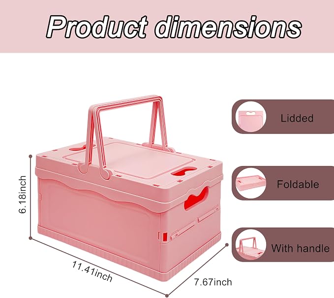 Foldable Small Plastic Baskets - Image 2