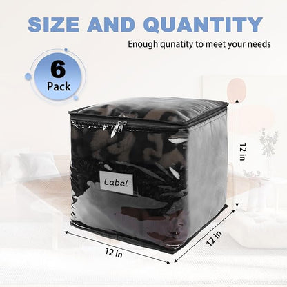 Clear Zippered Storage Bags Plastic Sweater Storage Bags - Image 2
