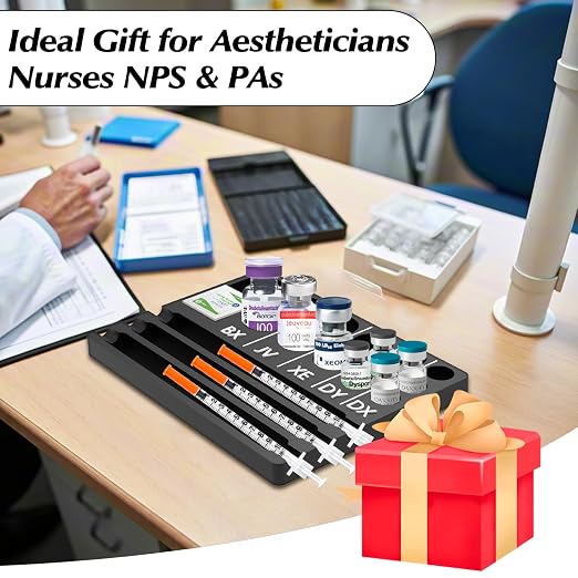 Aesthetic Practitioner Vial Holder Syring Tray, Spill-Resistant Vial Holder & - Image 7