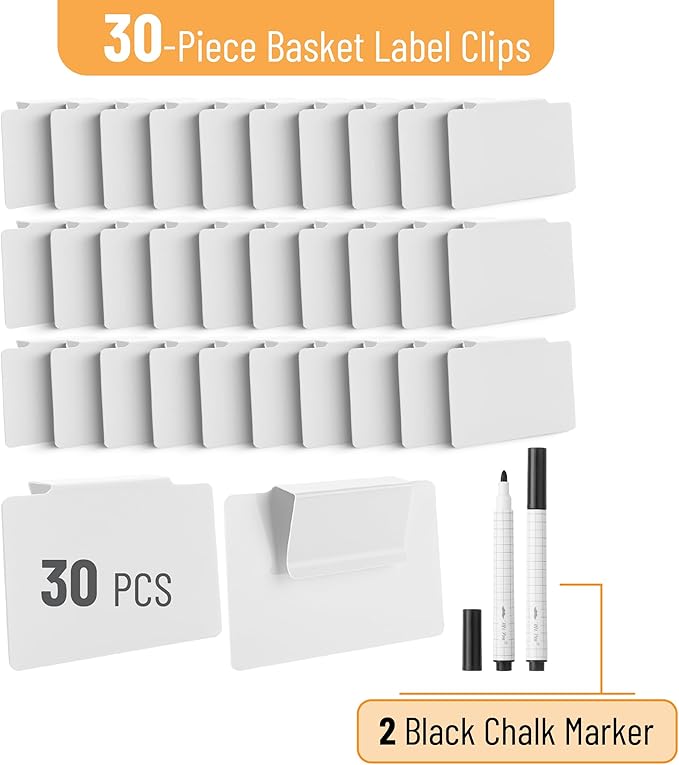 Mr. Pen- Basket Labels Clip On Set | 30 pcs Clip On Labels - Image 2