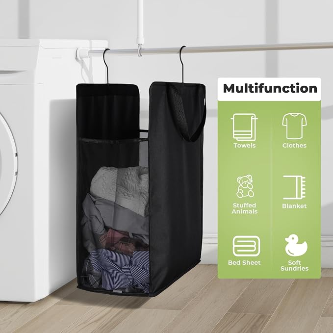 FENTEC Fentec Hanging Laundry Hamper, Hanging Laundry Basket, Slim Laundry - Image 5