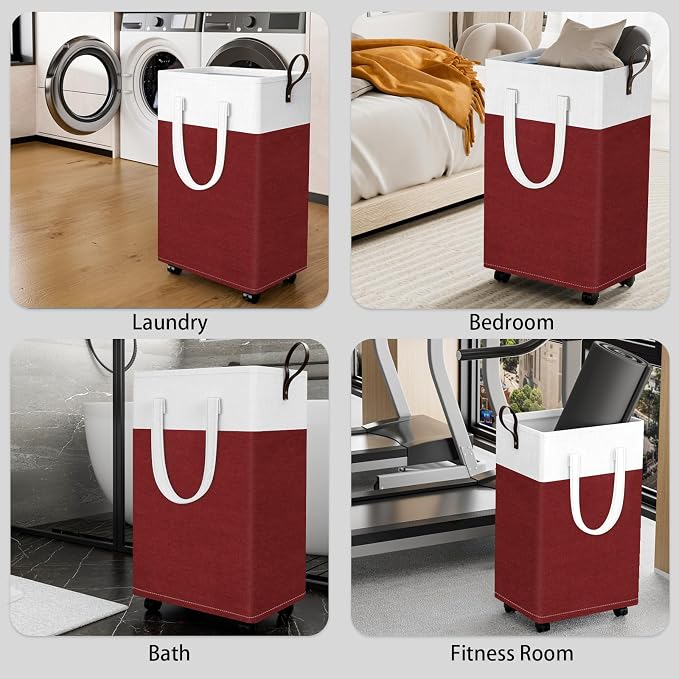 HomeHacks 75L Rolling Laundry Basket - Image 7