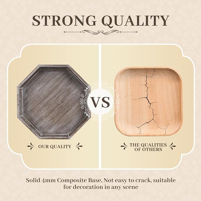 Wooden Decorative Tray, Small Serving Tray - Image 5