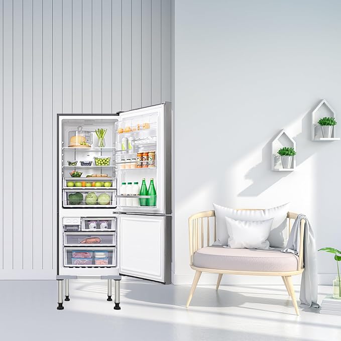 Mini Fridge Stand, Universal Adjustable Washing Machine Stand - Image 6
