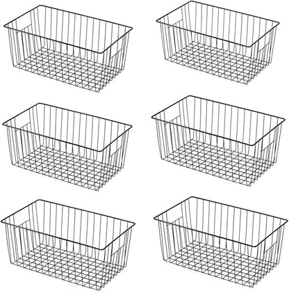 Upright Freezer Organizer Bins， Freezer Baskets by lonpute