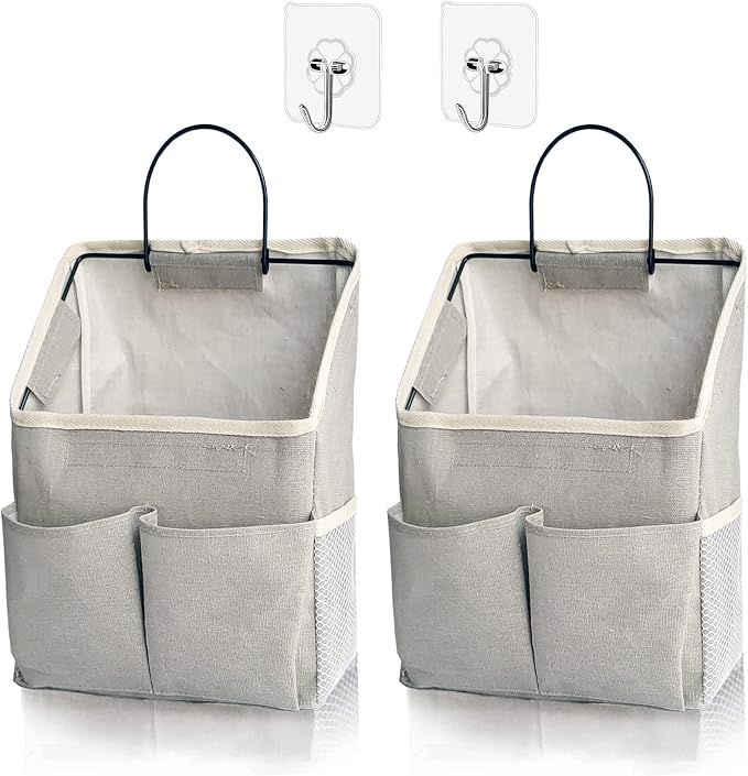 2 Pack Wall Hanging Storage Bag, Wall Hanging Organizer by Someteth