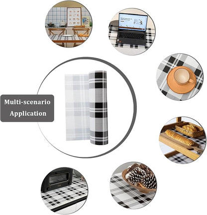 Drawer Shelf Liner for Kitchen Cabinets, Non Adhesive Slip Resistant Shelf - Image 6