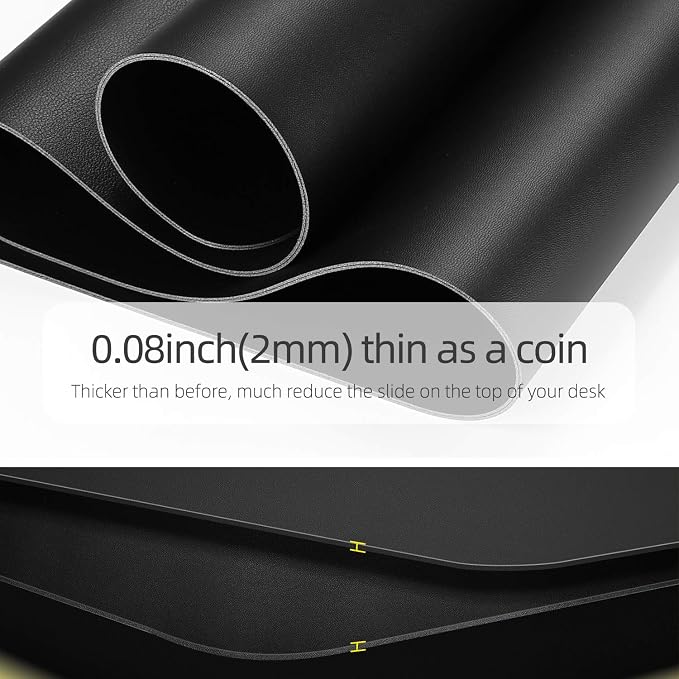 YSAGI Dual-Sided Desk Pad Protector, Desk Mat - Image 3