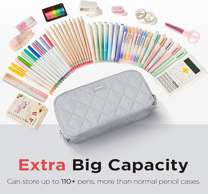 Sooez Large Pencil Case Pouch, Extra Big Pencil Bag - Image 3