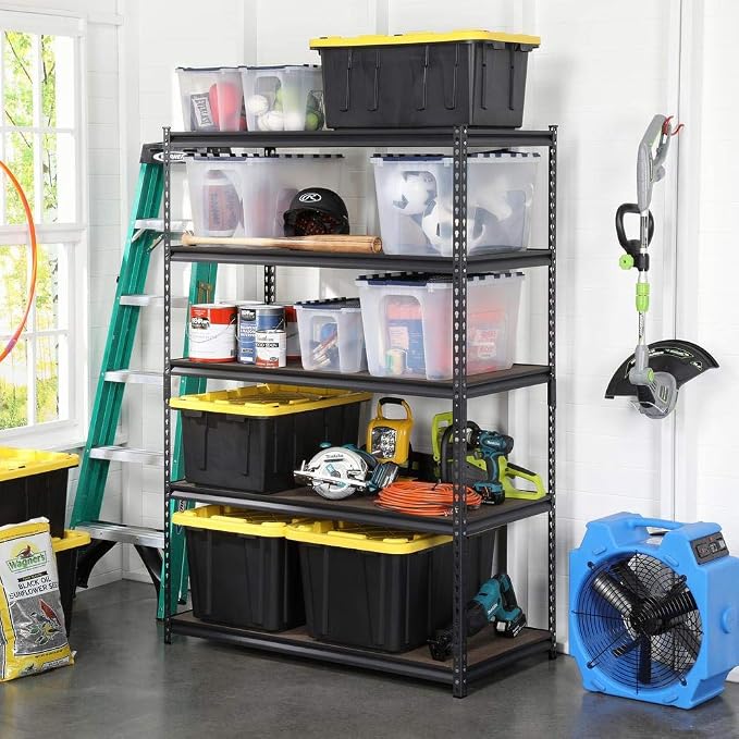 HDX 17 Gal. Storage Tough Tote in Black - Image 4